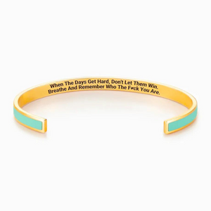 Don't Let The Hard Days Win Color Bangle (Buy 2 Get 1 FREE)