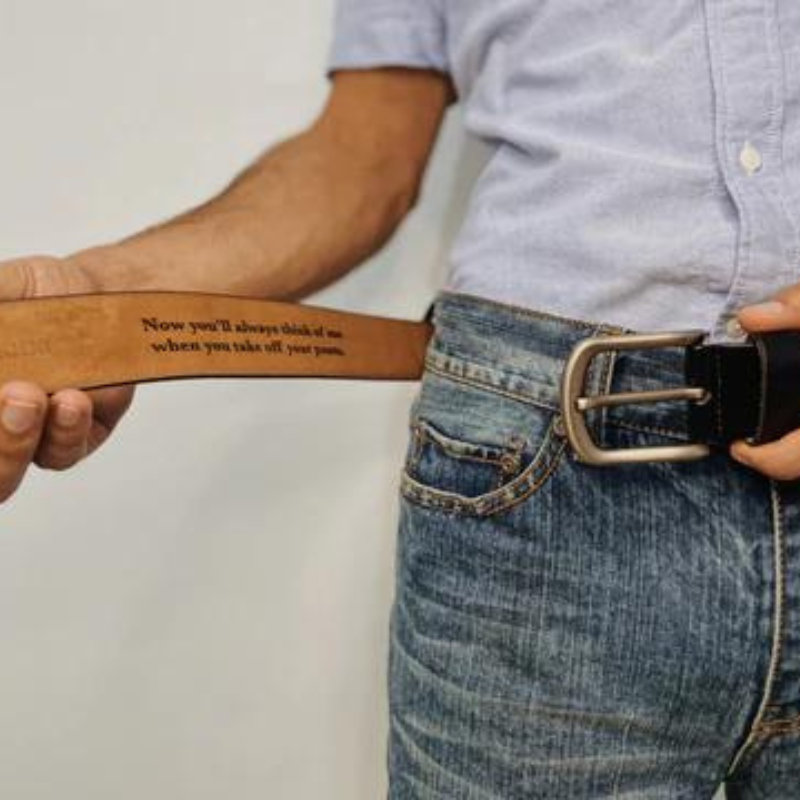 Homezo™ Secret Message Leather Belt