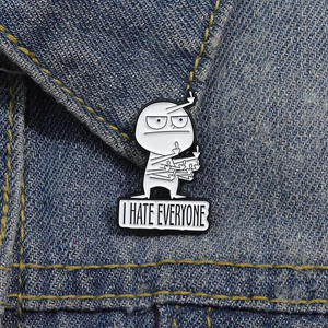 I Hate Everyone Funny Brooch (Buy 2 Get 1 FREE)