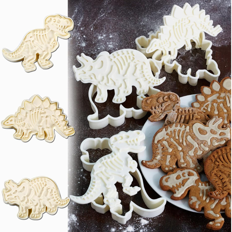 Homezo™ Dinosaur Cookie Molds