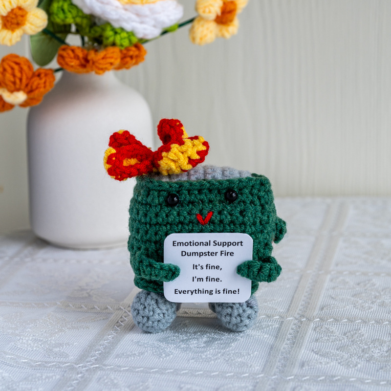 Crochet Dumpster Fire (Buy 2 Get 1 FREE)