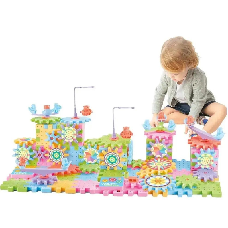 Homezo™ Electric Building Block Gear Toy Set