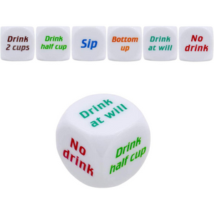 Homezo™ Drinking Game Dice (2PCS)