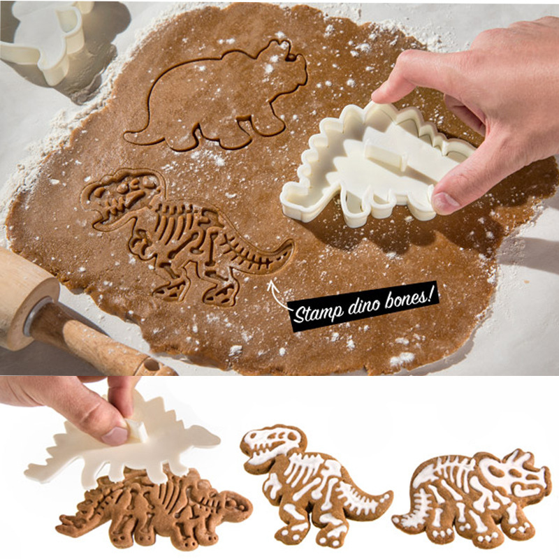 Homezo™ Dinosaur Cookie Molds