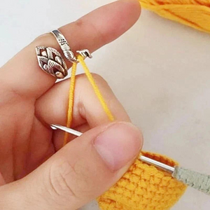 Adjustable Crochet Loop Ring