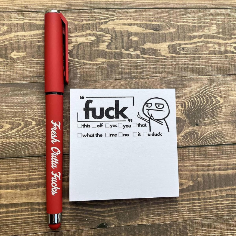 Fresh Out Of Fucks Pen Set – Electric Dream Boutique
