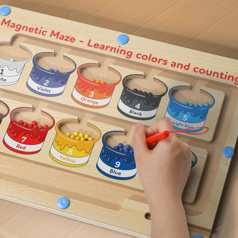 Homezo™ Magnetic Color and Number Maze
