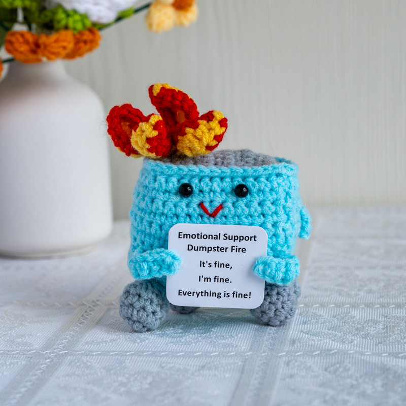 Crochet Dumpster Fire (Buy 2 Get 1 FREE)