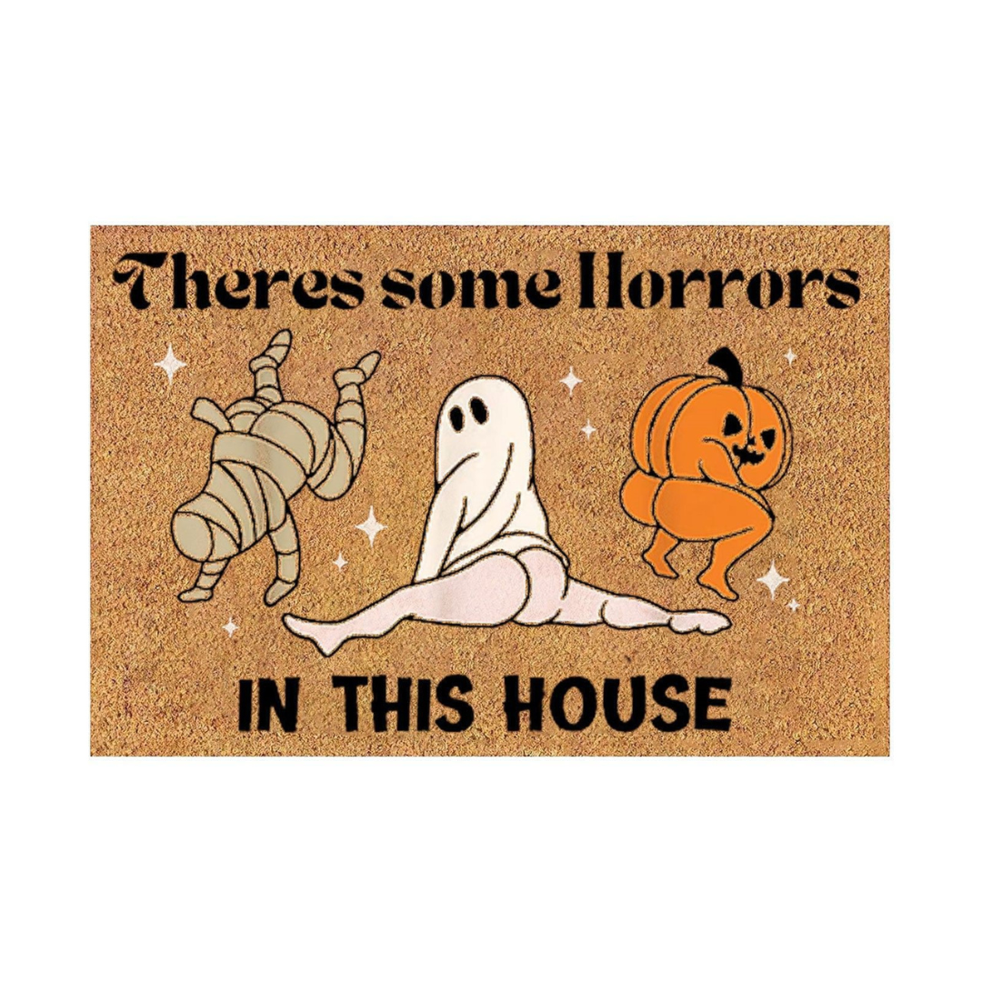 Funny Halloween Doormat