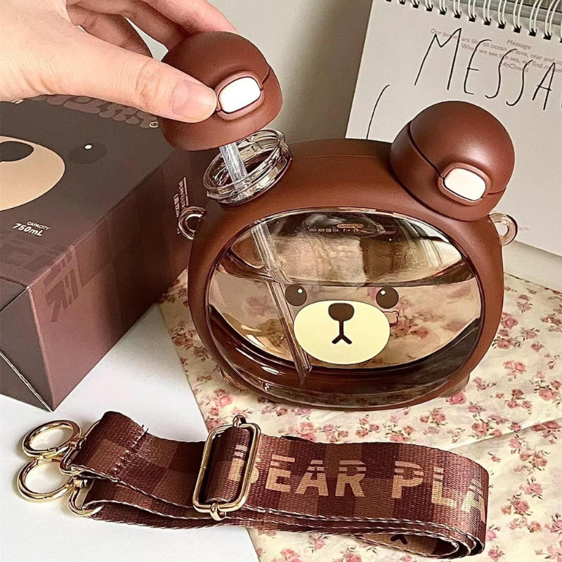 Homezo™ Cute Bear Head Water Bottle