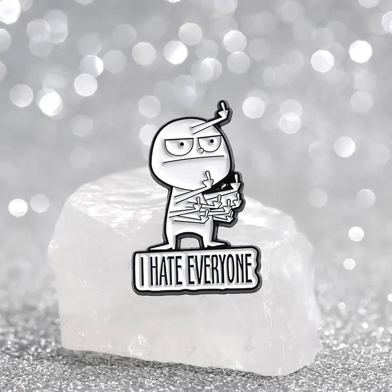 I Hate Everyone Funny Brooch (Buy 2 Get 1 FREE)