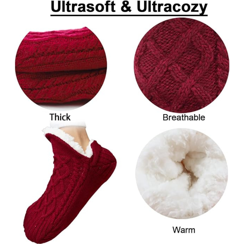 Homezo™ Knitted Slipper Socks (Buy 2 Pairs Get 1 Pair FREE)