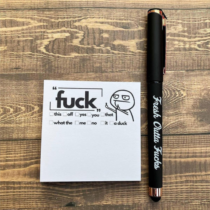 Fresh Out Of Fucks Pen Set – Electric Dream Boutique