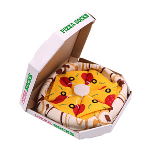 Homezo™ Funny Pizza Socks (Set of 4 pairs)