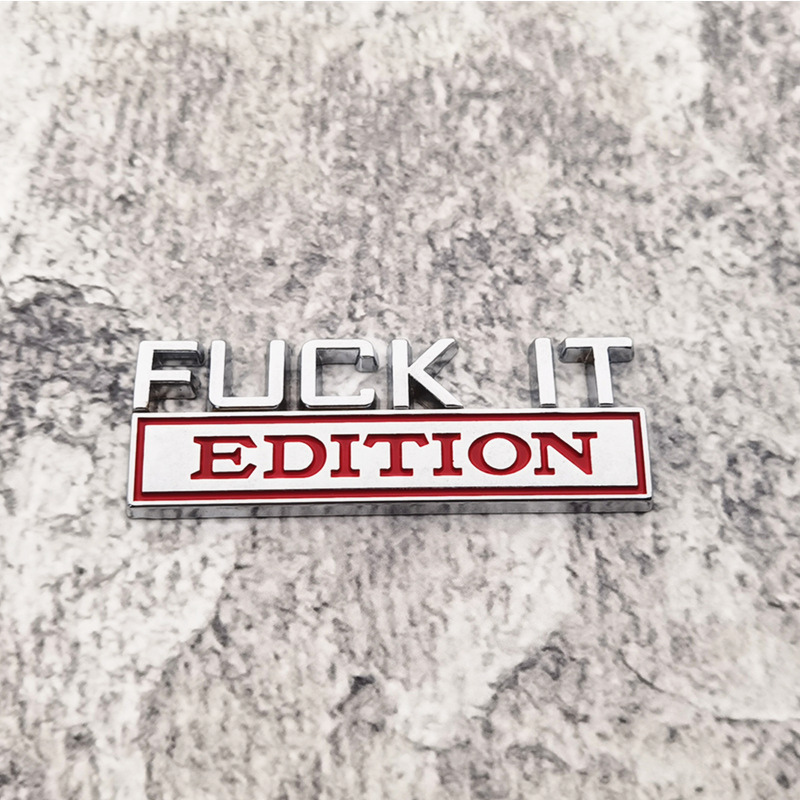Homezo™ Fuck It Edition Emblem (Buy 2 Get 1 FREE)