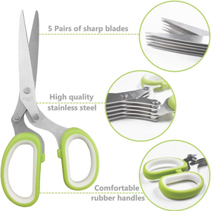 Homezo™ 5-Blade Kitchen Scissors