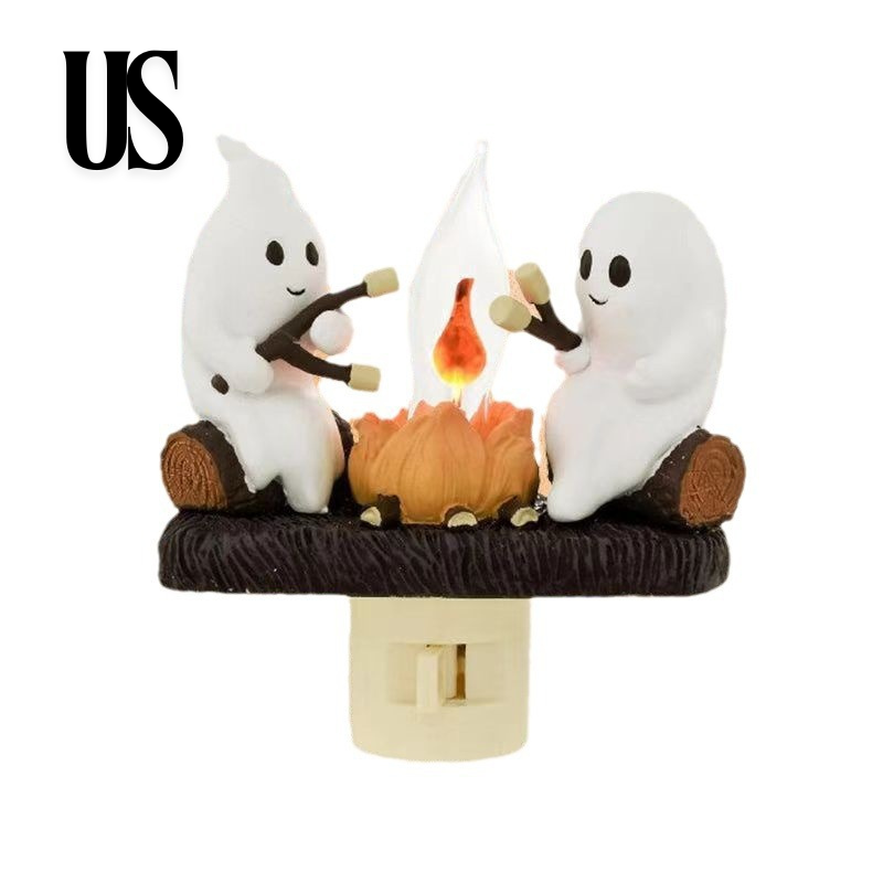 Homezo™ Ghost Campfire Flickering Night Light