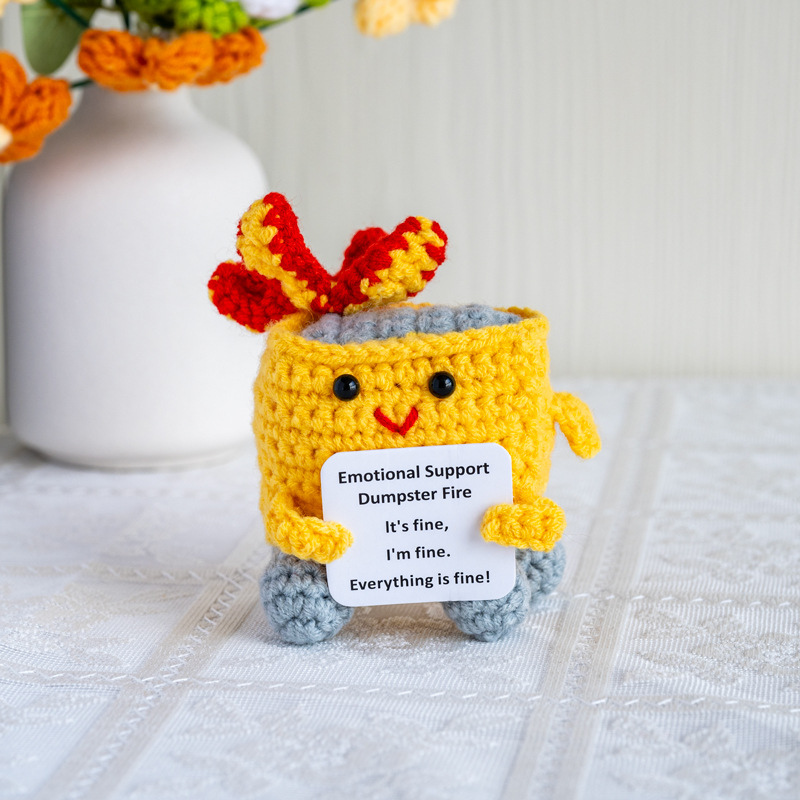 Crochet Dumpster Fire (Buy 2 Get 1 FREE)