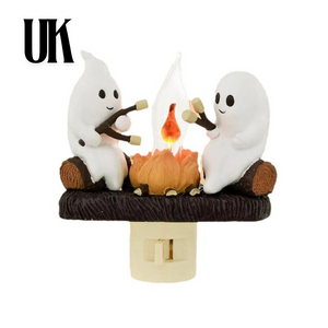 Homezo™ Ghost Campfire Flickering Night Light