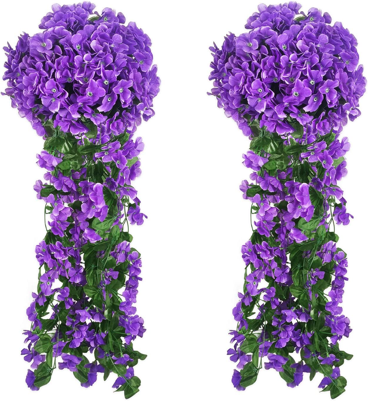Artificial Hanging Flowers (Set Of 2)