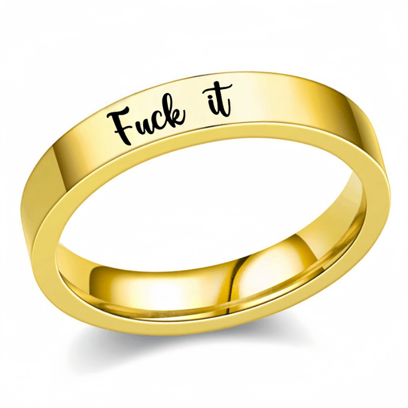 Fuck It Circle Ring (Buy 2 Get 1 FREE)