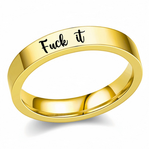 Fuck It Circle Ring (Buy 2 Get 1 FREE)