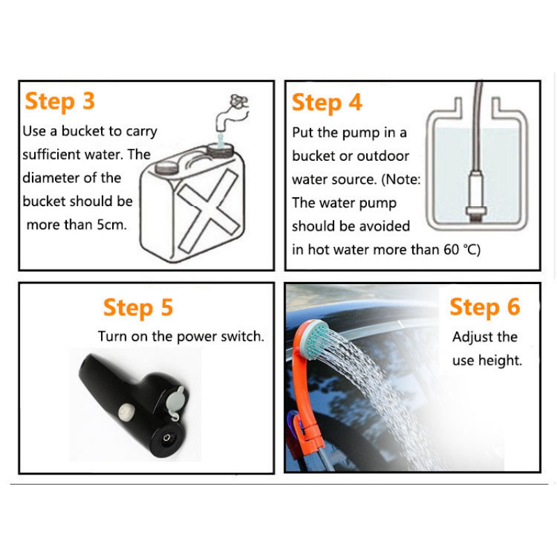 Homezo™ Portable Shower Pump