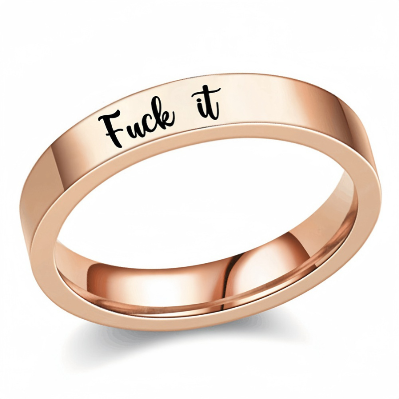 Fuck It Circle Ring (Buy 2 Get 1 FREE)