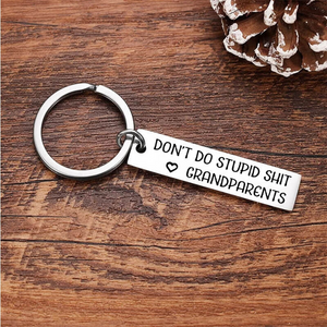 Don't Do Stupid Funny Keychain (Buy 2 Get 1 FREE)