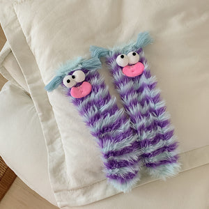 Fuzzy Monster Socks (Buy 2 Pairs Get 1 Pair FREE)
