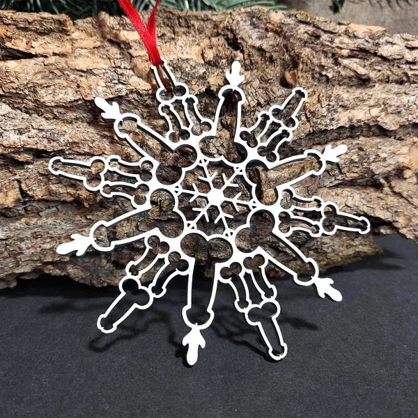 Funny P*nis Snowflake Ornament