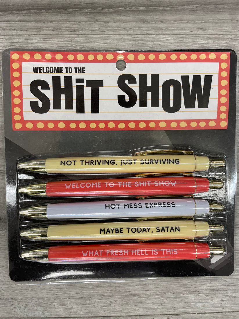 The Shit Show Pens (Set Of 5) – Homezo