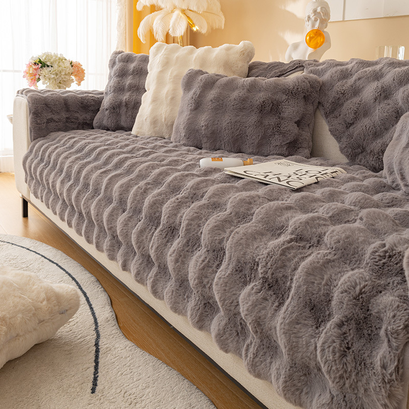 Homezo™ Soft Plush Sofa Cover