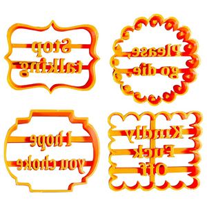 Homezo™ Cookie Molds With Good Wishes