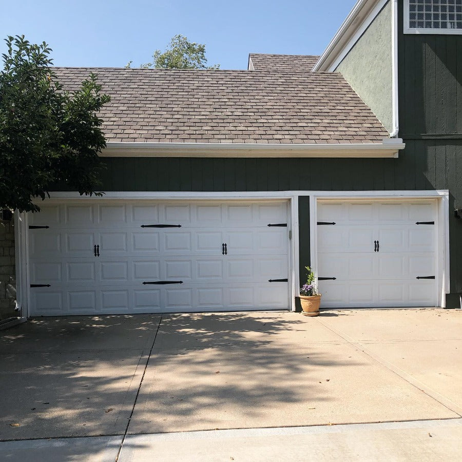 Homezo™ Decorative Garage Door Hinge and Handle Set