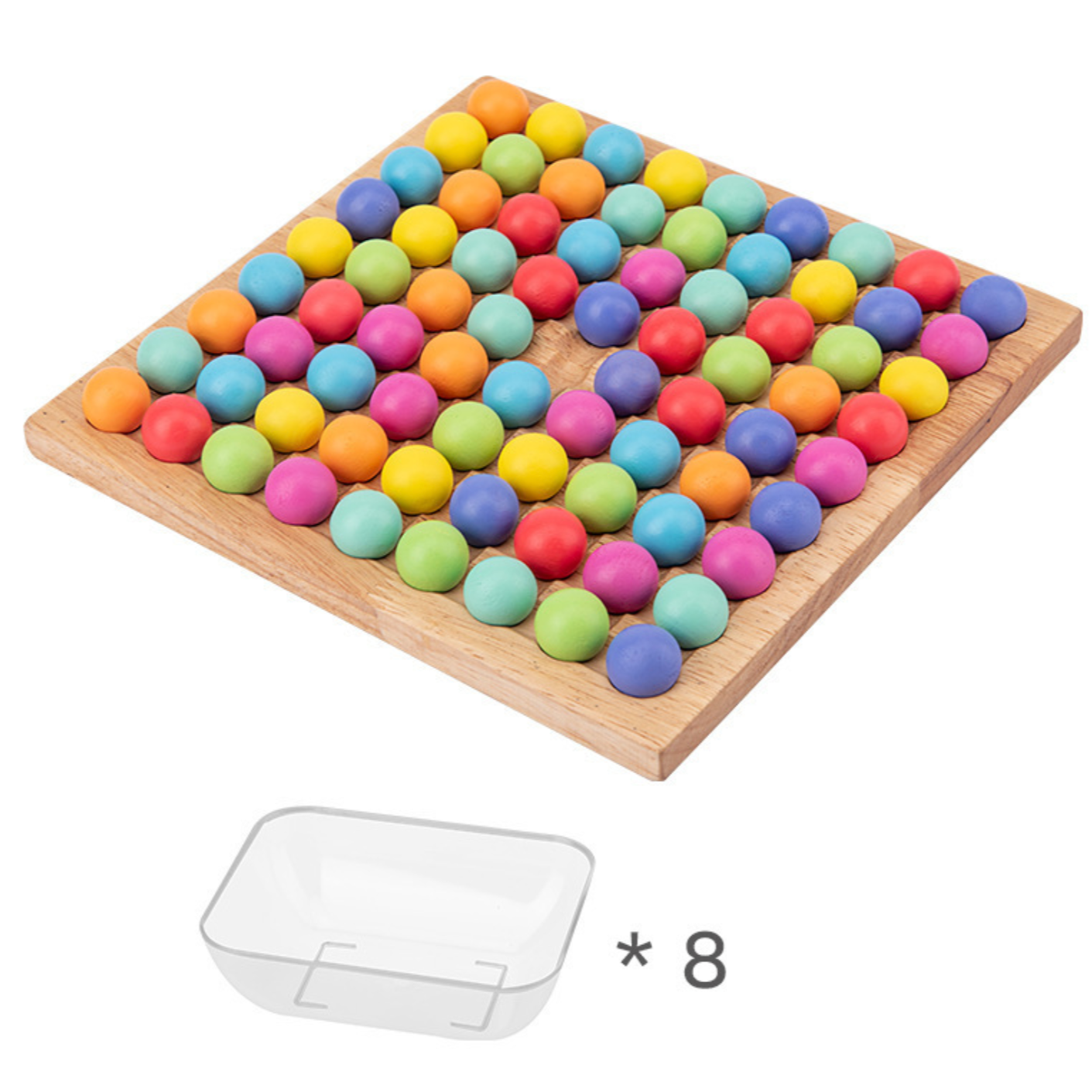 Homezo™ Wooden Board Bead Game