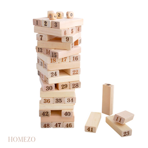 Homezo™  Wooden Number Jenga