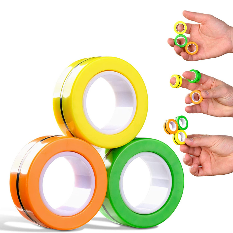 Homezo™ Magnetic Fidget Ring (Set of 3)