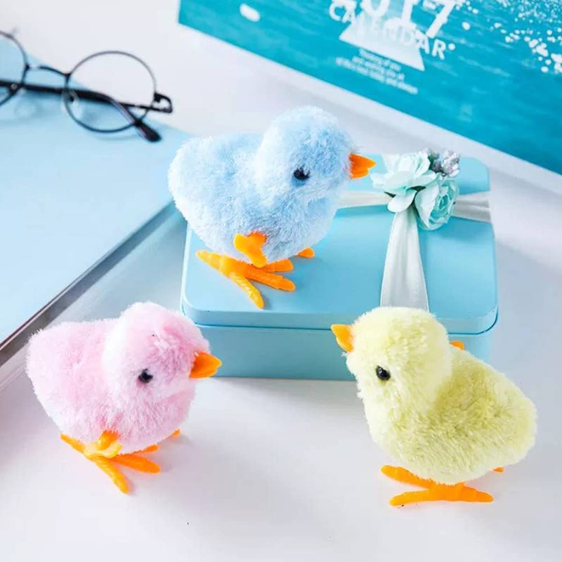 Homezo™ Wind-up Hopping Chicken (Set of 4)