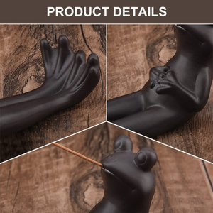 Homezo™ Frog Incense Stick Holder