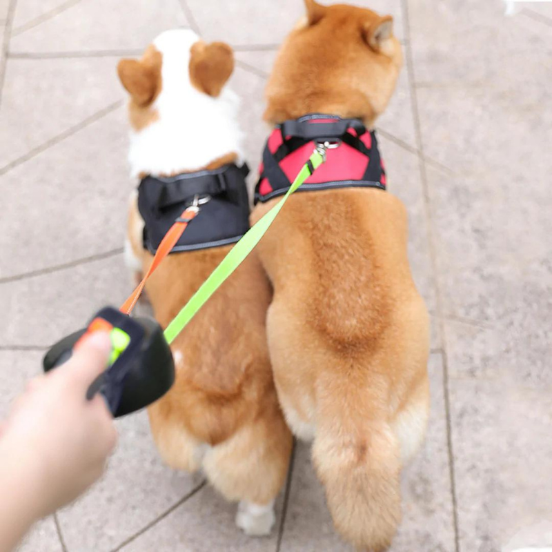 Homezo™ Dual Retractable Dog Leash