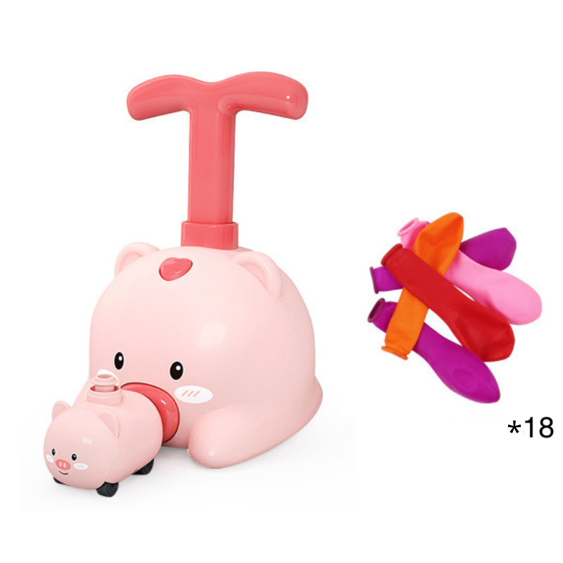 Homezo™ Balloon Powered Piggy Car