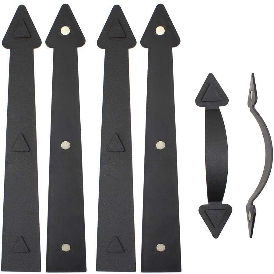 Homezo™ Decorative Garage Door Hinge and Handle Set