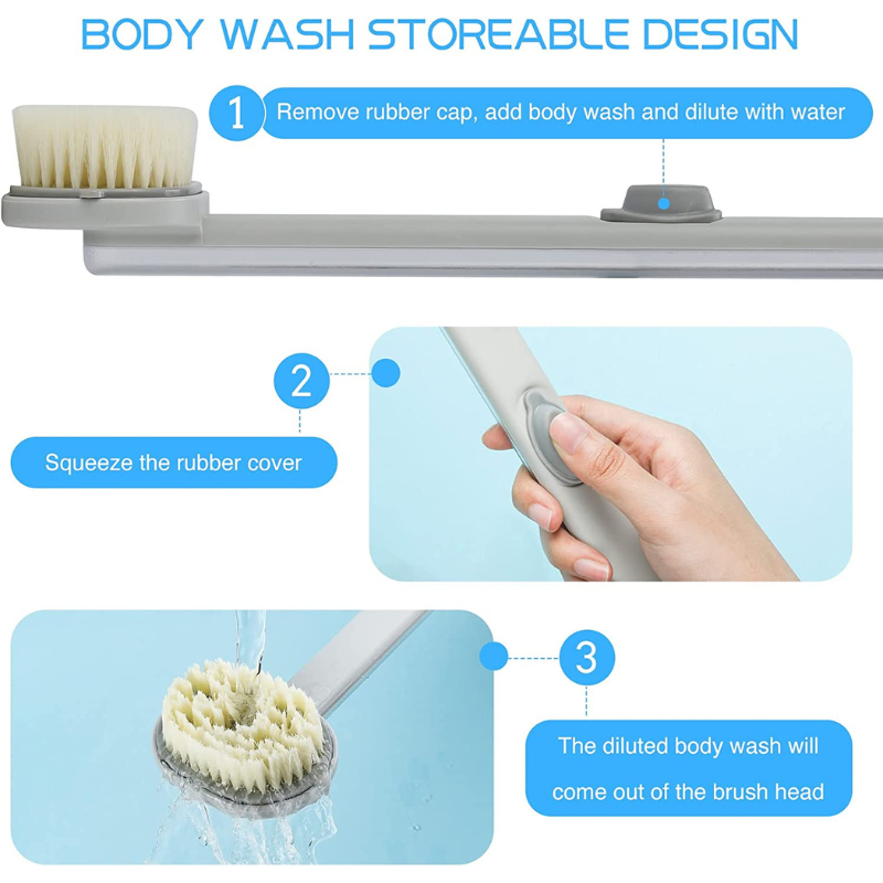 Homezo™ Long Handle Bath Massage Brush (Buy 2 Get 1 FREE)
