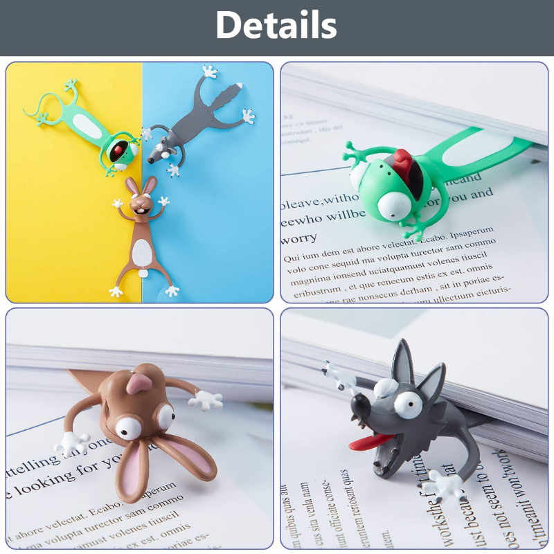 Homezo™ Squashed Animal Bookmark (Buy 2 Get 1 FREE)