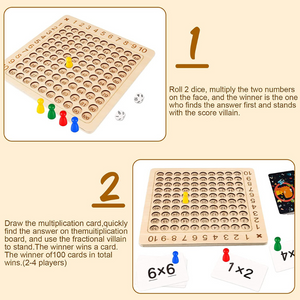 Homezo™ Math Multiplication Board Game