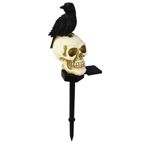 Homezo™ Solar-Powered Skull Garden Light