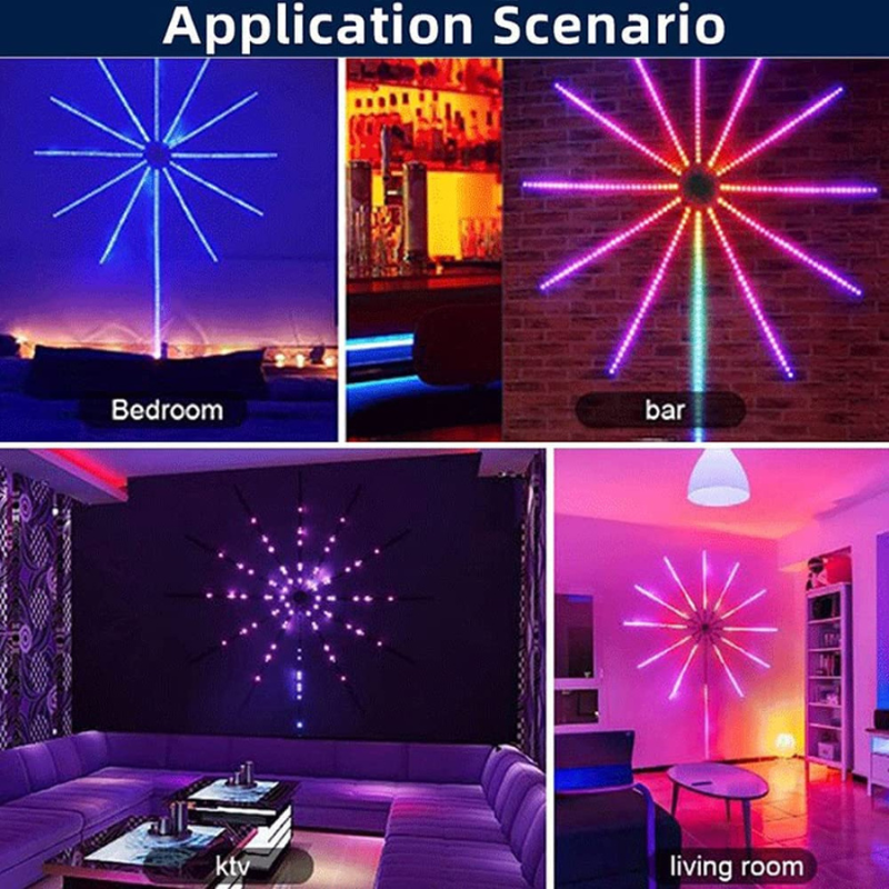 Homezo™ Sound Control Firework LED Lights