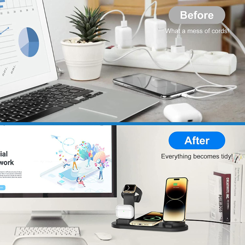 Homezo™ 3-in-1 Wireless Charging Station