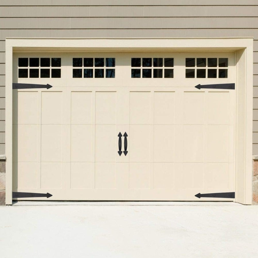 Homezo™ Decorative Garage Door Hinge and Handle Set
